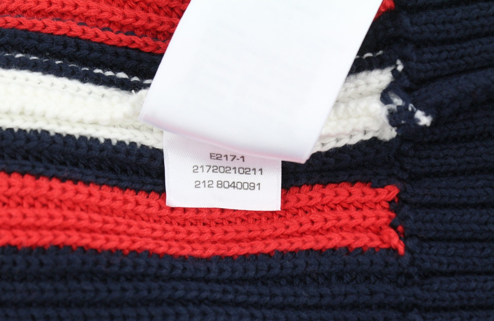 GANT Retro Shield Full Zip Men Jumper L Evening Blue Cotton Knitted Bomber Neck