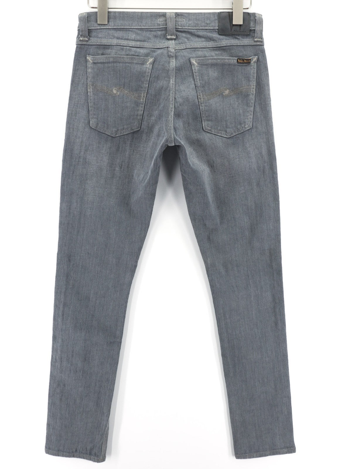 NUDIE JEANS Tight Long John Men's Jeans W31/L34 Charcoal Slim Denim Organic