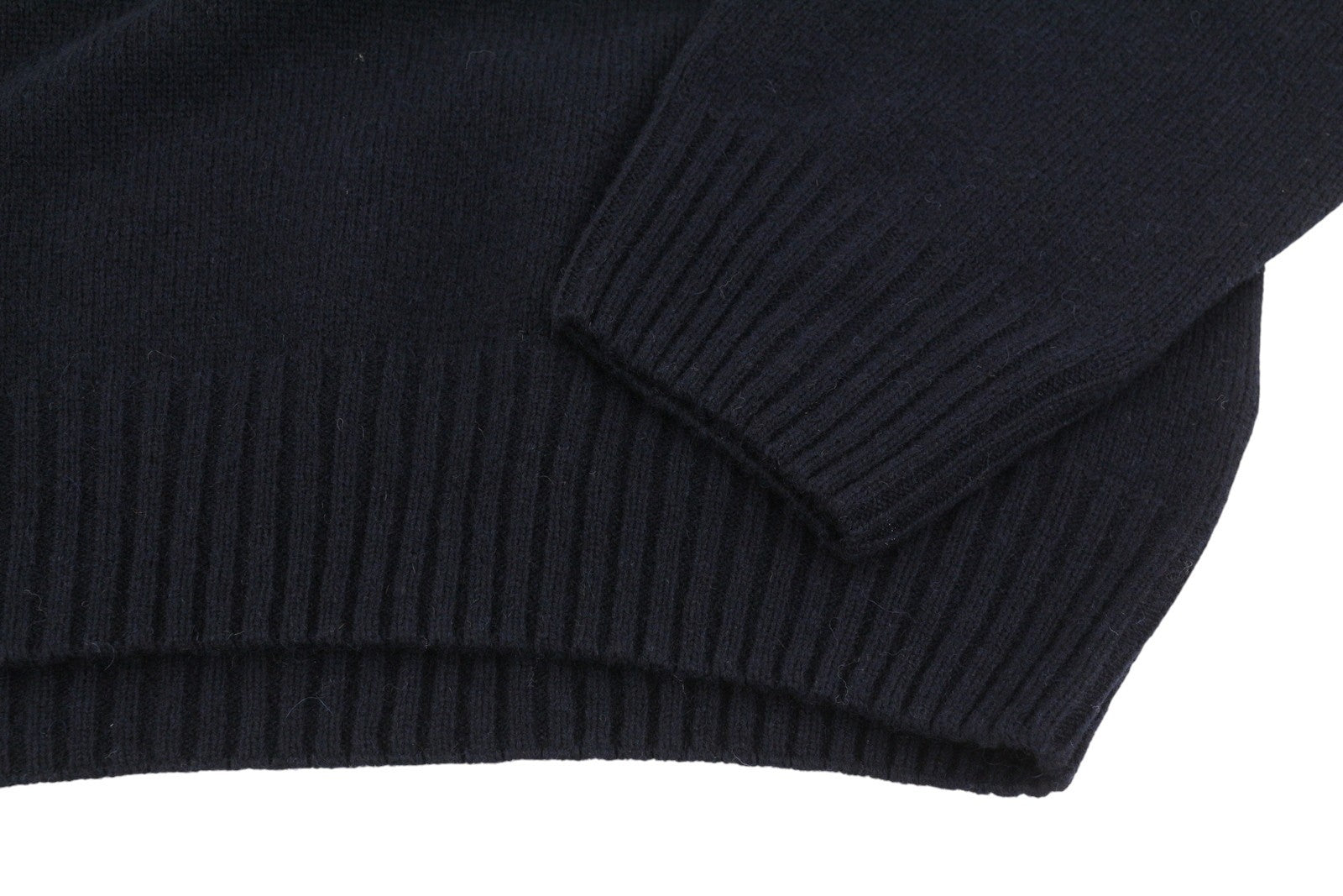 GANT Brushed Wool C-Neck Men Jumper 3XL Evening Blue Wool Blend Knit Pullover