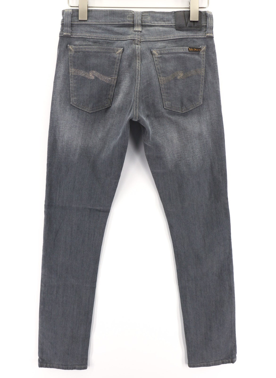 NUDIE JEANS Tight Long John Men's Jeans W29/L32 Charcoal Slim Fit Organic