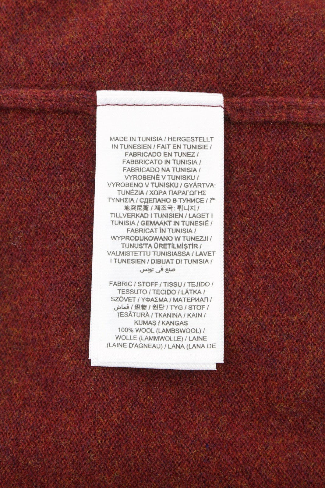 GANT Super Fine Lambswool Half Zip Men Jumper L Royal Port Red Knit Pullover