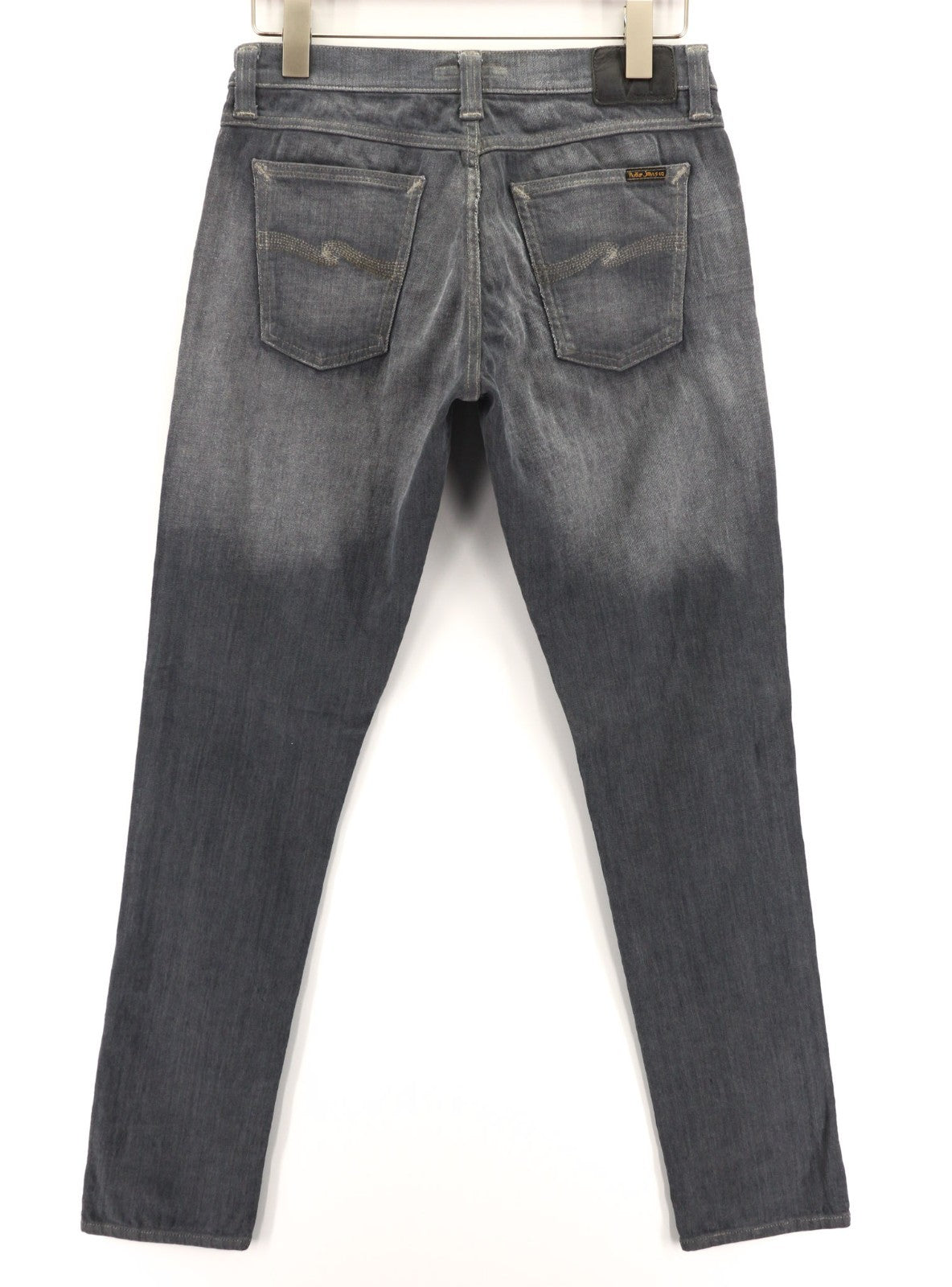 NUDIE JEANS Tight Long John Men's W30/L34 Charcoal Slim Organic Fit Zip