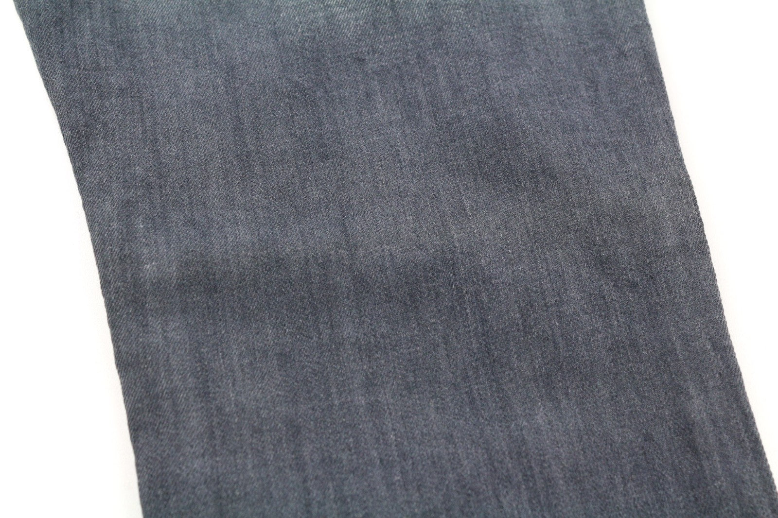 NUDIE JEANS vyriški aptempti ilgi John džinsai W33/L34 tamsiai pilki, ploni, ekologiški džinsai 