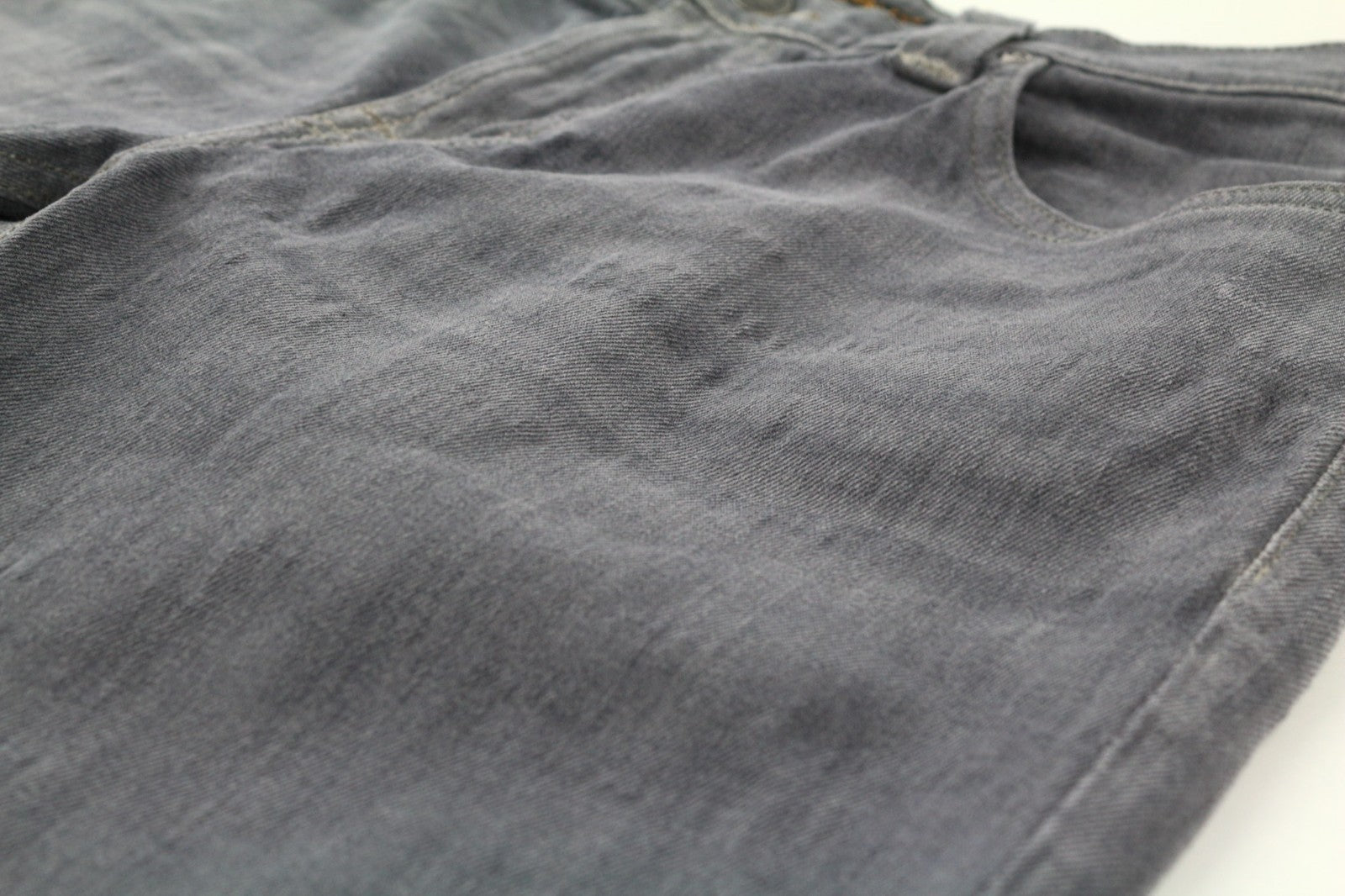 NUDIE JEANS Tight Long John Men's W32/L34 Charcoal Slim Fit Organic Denim