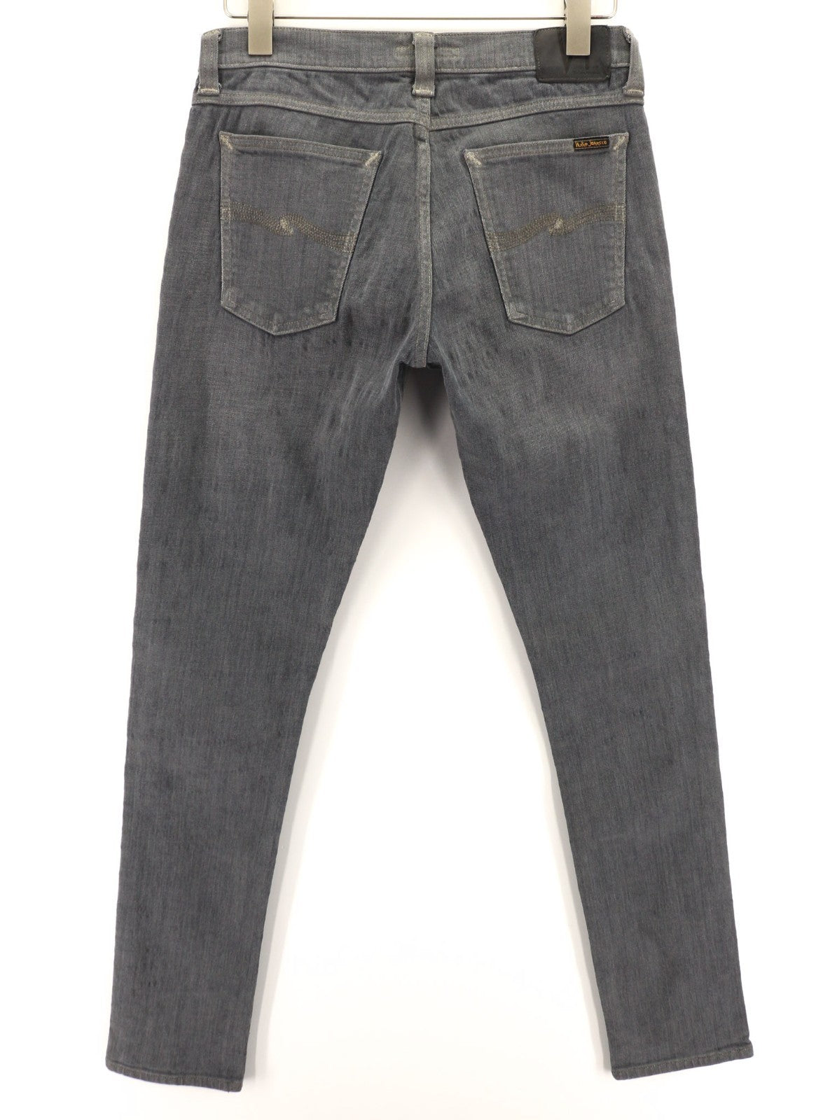 NUDIE JEANS Tight Long John Men's W31/L34 Slim Charcoal Fit Organic Zip