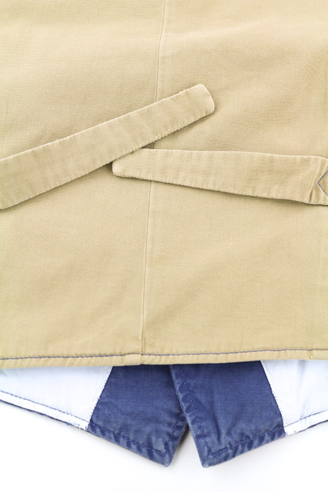 NUDIE JEANS Gustav Men's Vest M Oden Blue Organic Lined Button Pockets