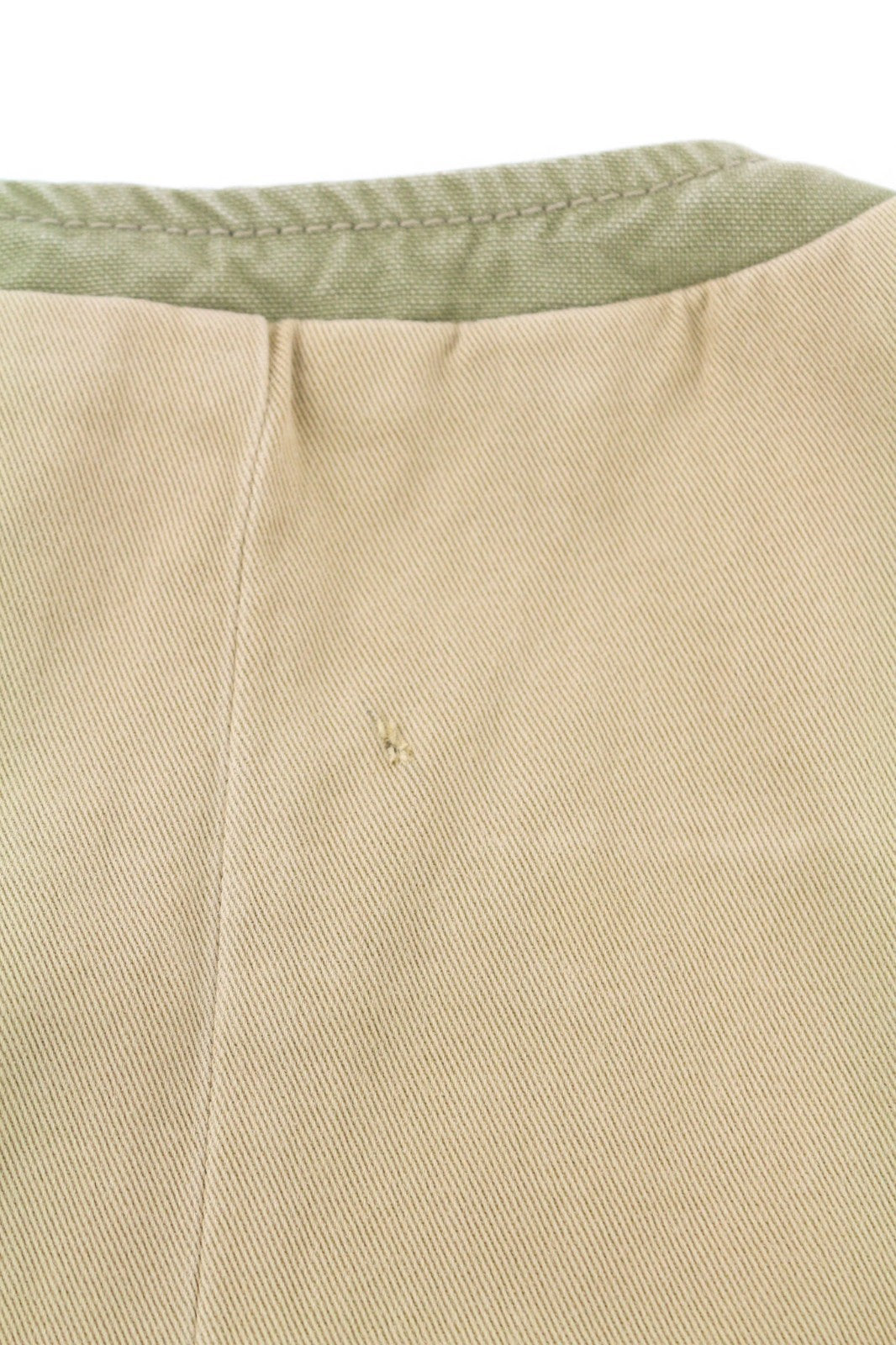 NUDIE JEANS Gustav Men's Vest M Beech Green Organic Button Lined Pockets