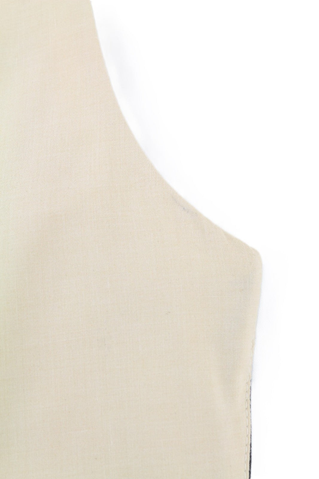 NUDIE JEANS Eino Broken Selvage Men's Vest XS Blue Button Lined Pockets