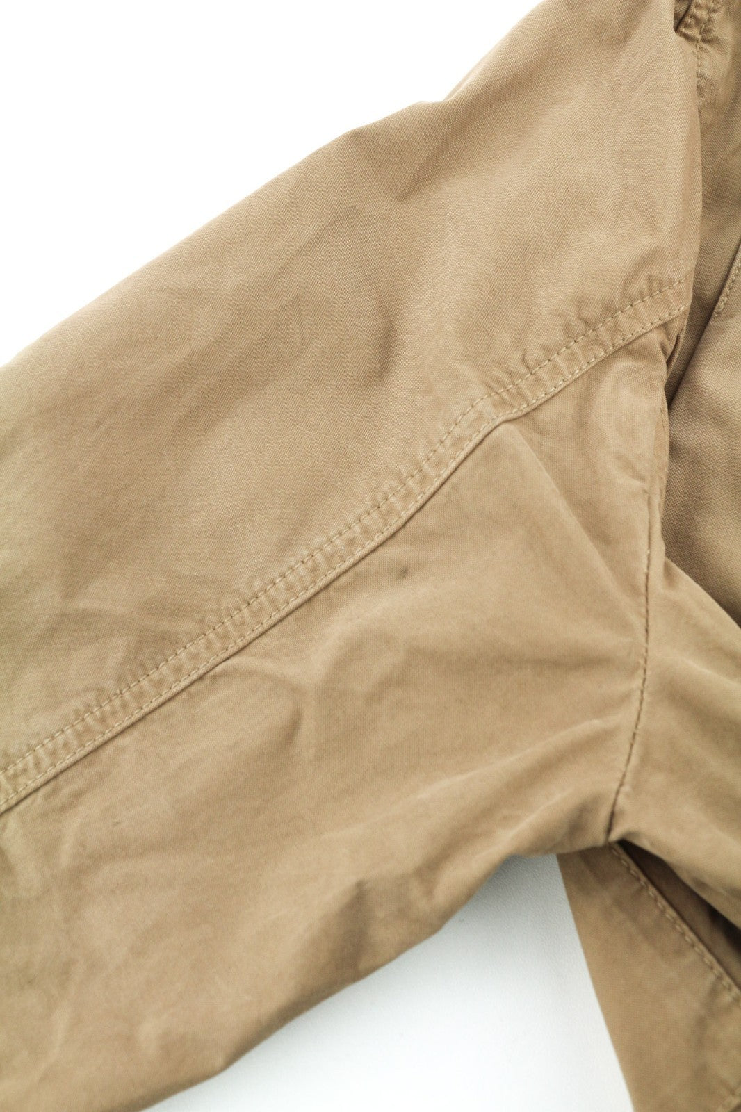 NUDIE JEANS Mick Men's Jacket M Brown Patch Pockets Unlined Zip Cuff