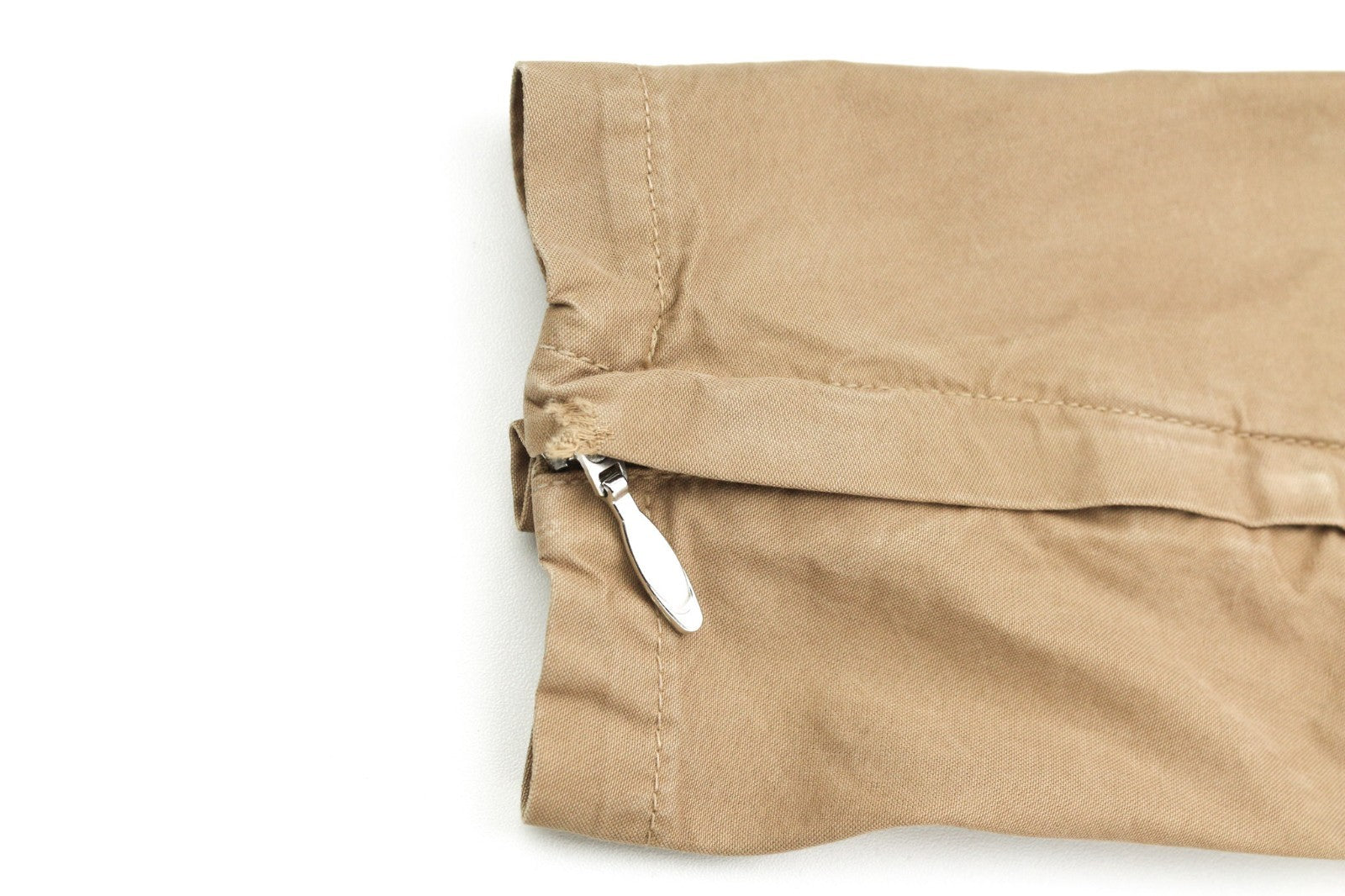 NUDIE JEANS Mick Men's Jacket M Brown Patch Pockets Unlined Zip Cuff