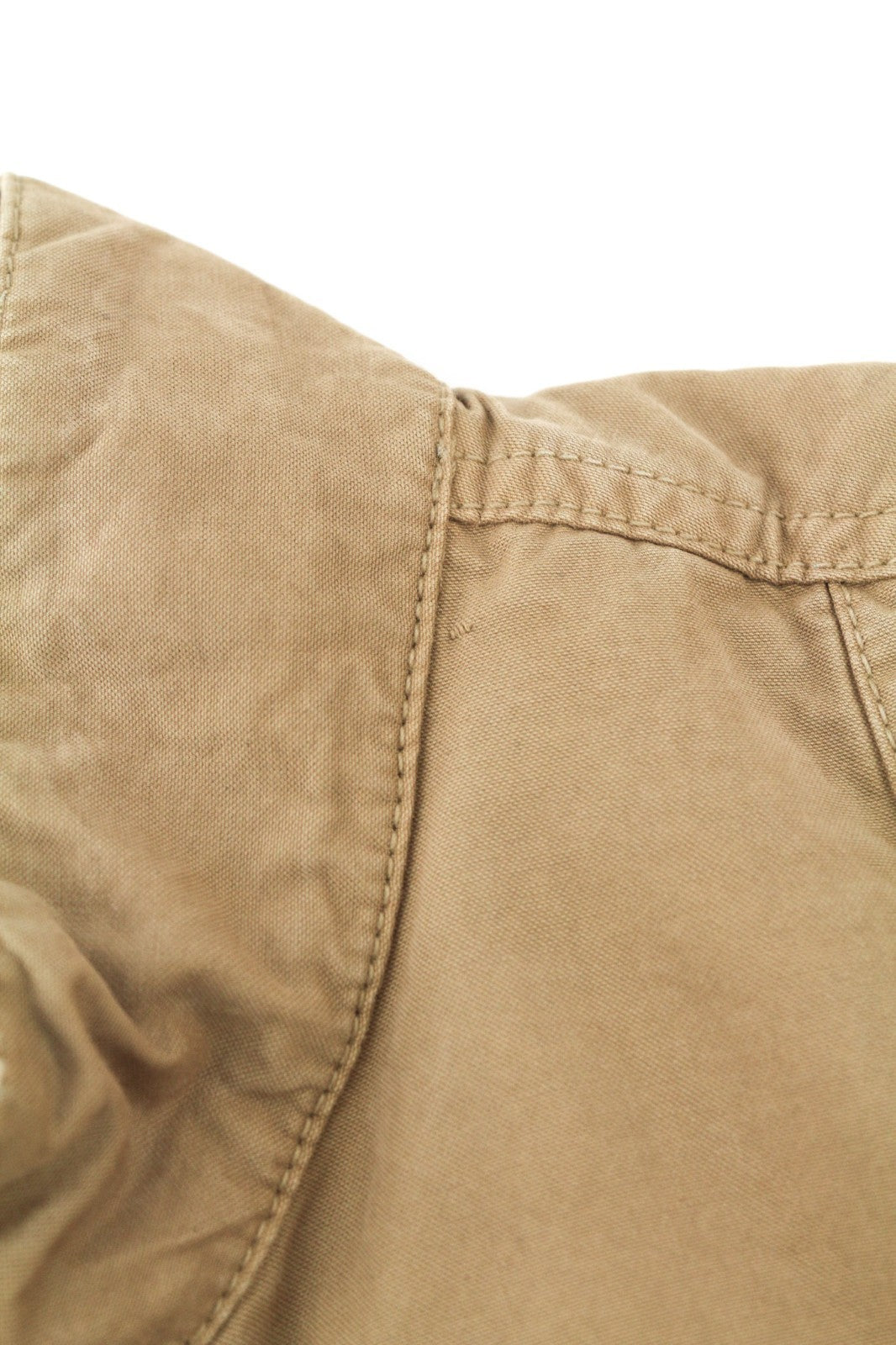 NUDIE JEANS Mick Men's Jacket M Brown Patch Pockets Unlined Zip Cuff