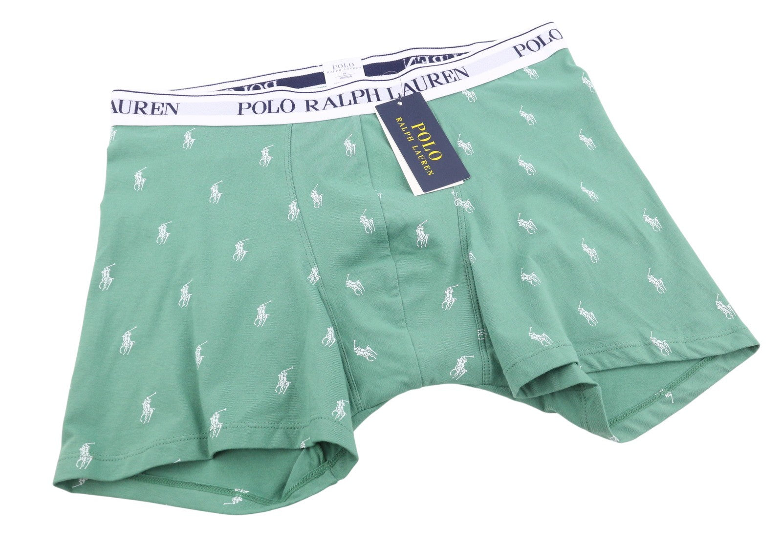 RALPH LAUREN vyriški apatiniai XL dydžio tamprios medvilninės trikotažo bokserinės kelnaitės, 3 vnt. pakuotė 