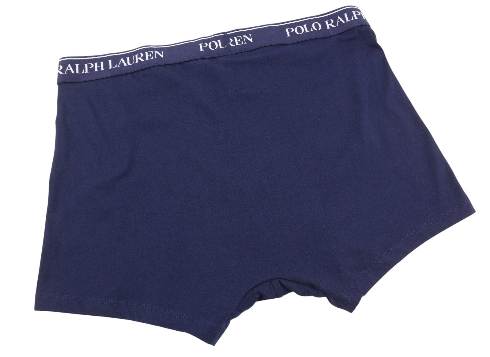 RALPH LAUREN Men Underwear 2XL Blue Stretch Cotton Tricot Boxer Brief 3-Pack