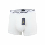 RALPH LAUREN Men Underwear L White Stretch Cotton Tricot Boxer Brief 3-Pack