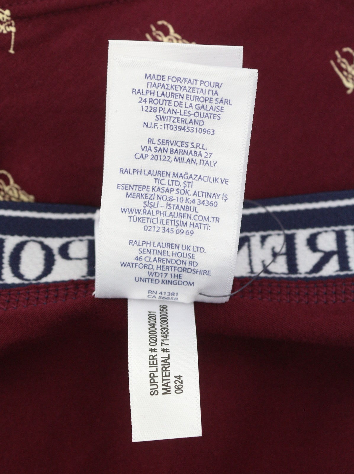 RALPH LAUREN vyriški apatiniai M daugiasluoksnės tamprios medvilninės trikotažo bokserinės kelnaitės, 3 vnt. pakuotė 