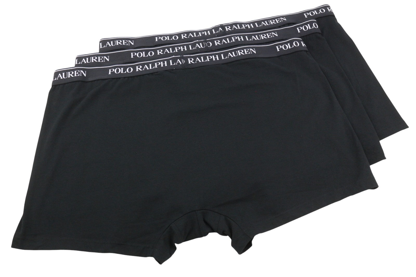 RALPH LAUREN Men Underwear 4XL Black Stretch Cotton Tricot Boxer Brief 3-Pack