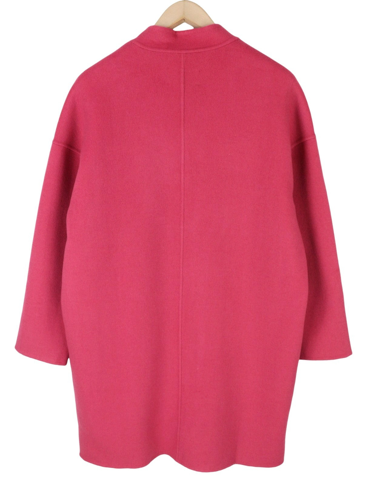 GANT rankomis siūtas „Varsity“ moteriškas paltas M, „Rapture Rose“ vilnos ir kašmyro mišinio audinys, RRP495 