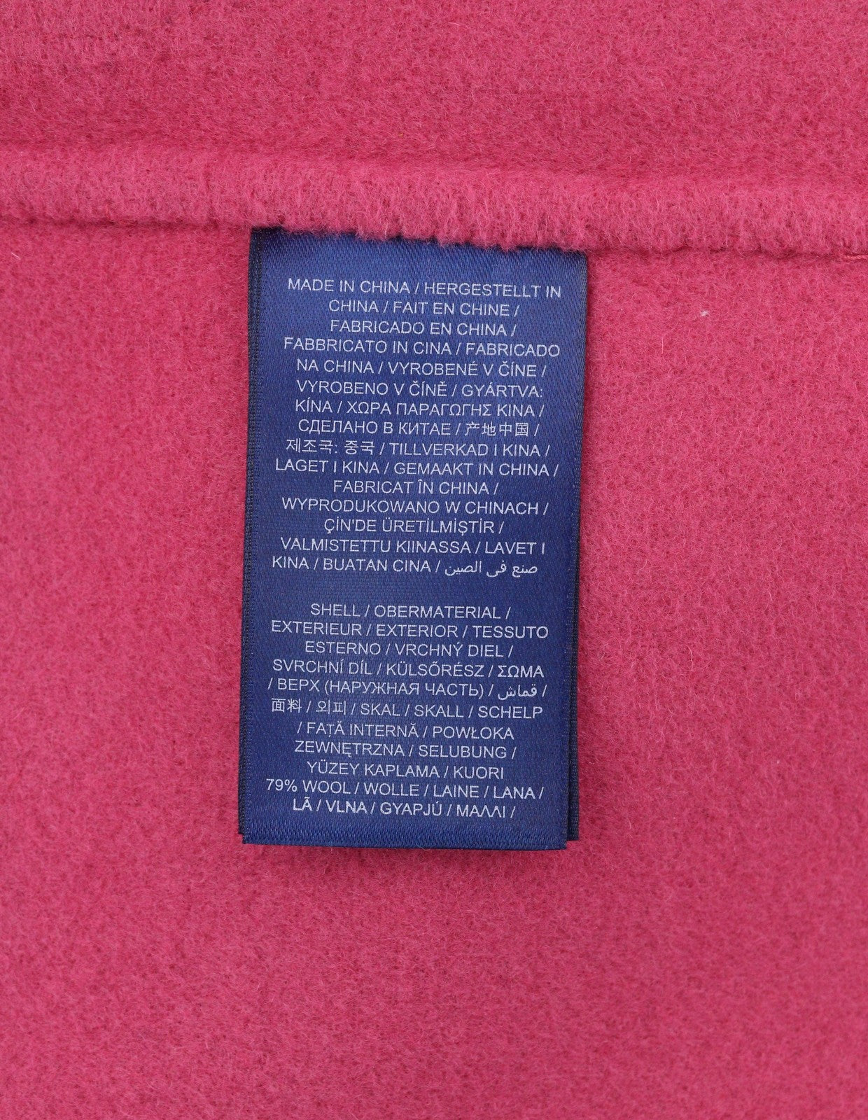 GANT rankomis siūtas „Varsity“ moteriškas paltas M, „Rapture Rose“ vilnos ir kašmyro mišinio audinys, RRP495 