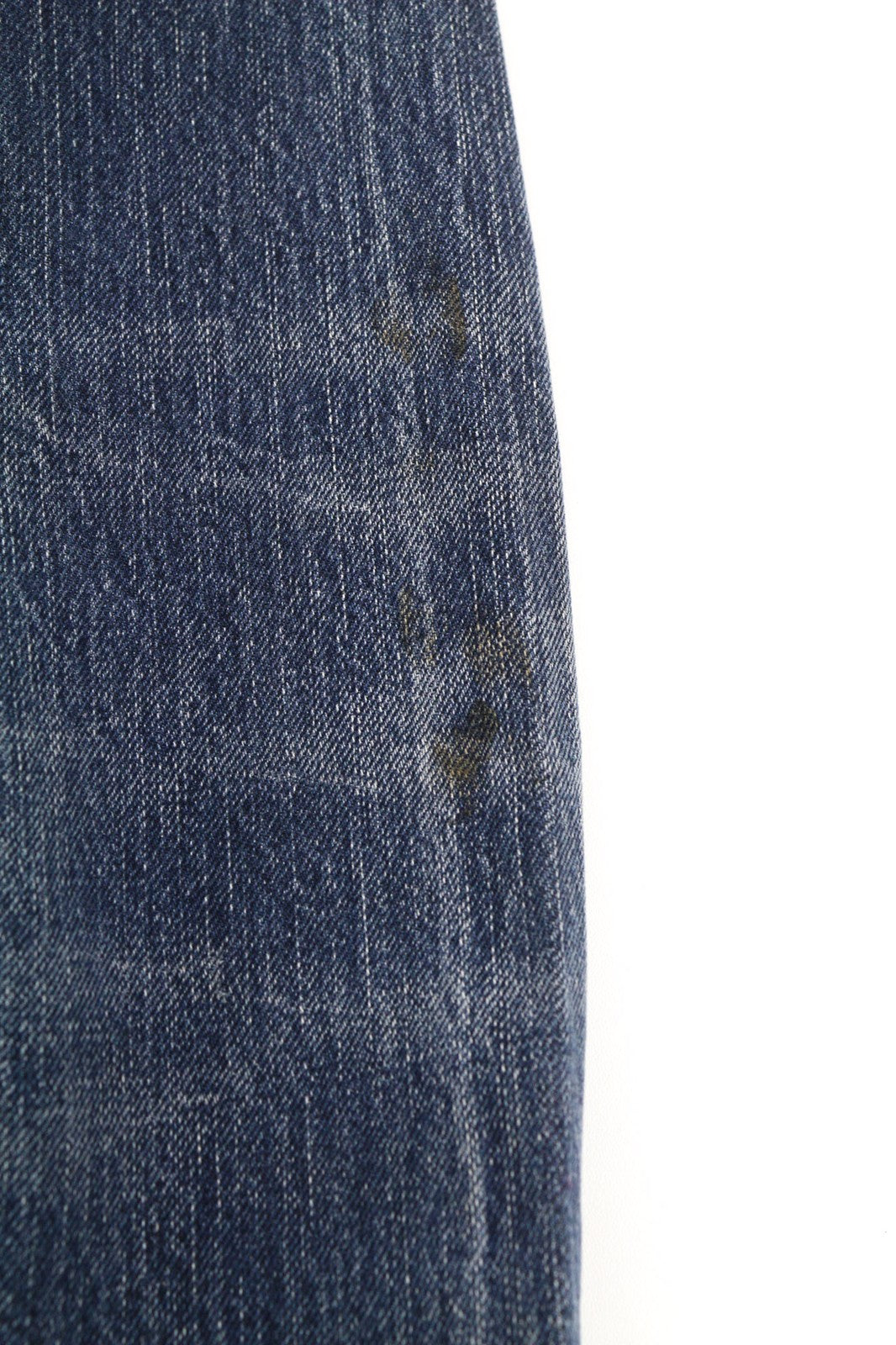 NUDIE JEANS Terry Org. Streaky Denim Men's M Washed Blue Pure Cotton Jacket