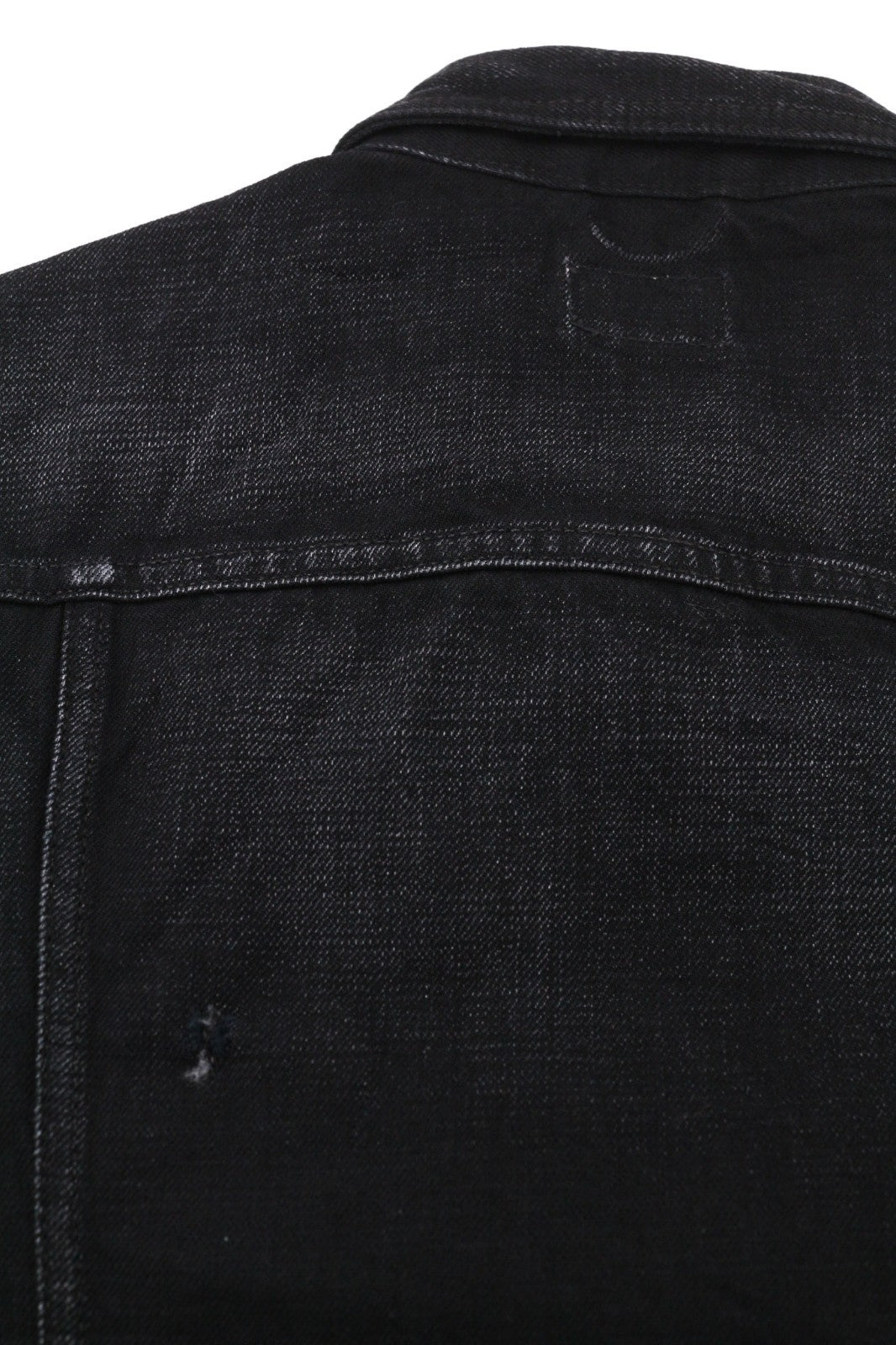 NUDIE JEANS Billy Rebel Black Men's XS Cotton Denim Unlined Jacket Casual