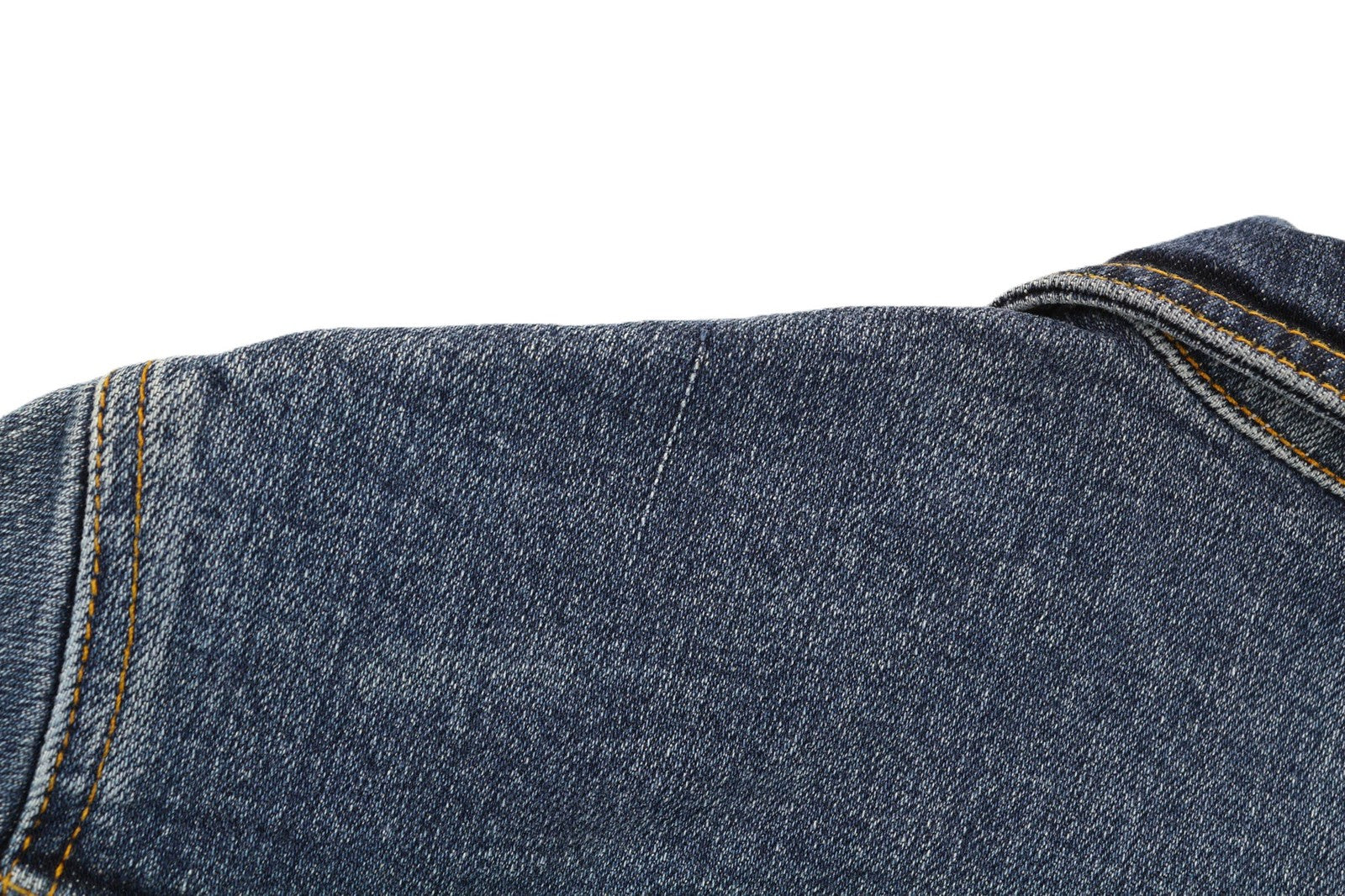 NUDIE JEANS Perry Org. Excellent Blue Men's S Denim Stretch Unlined Jacket