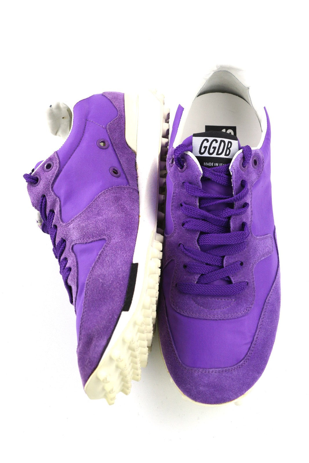 GOLDEN GOOSE Starland Women's EU39 Purple Suede Trainers Low Top Running Shoe