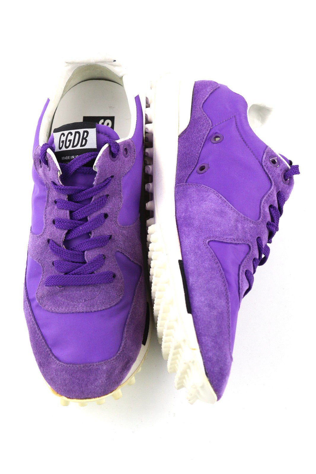 GOLDEN GOOSE Starland Women's EU39 Purple Suede Trainers Low Top Running Shoe
