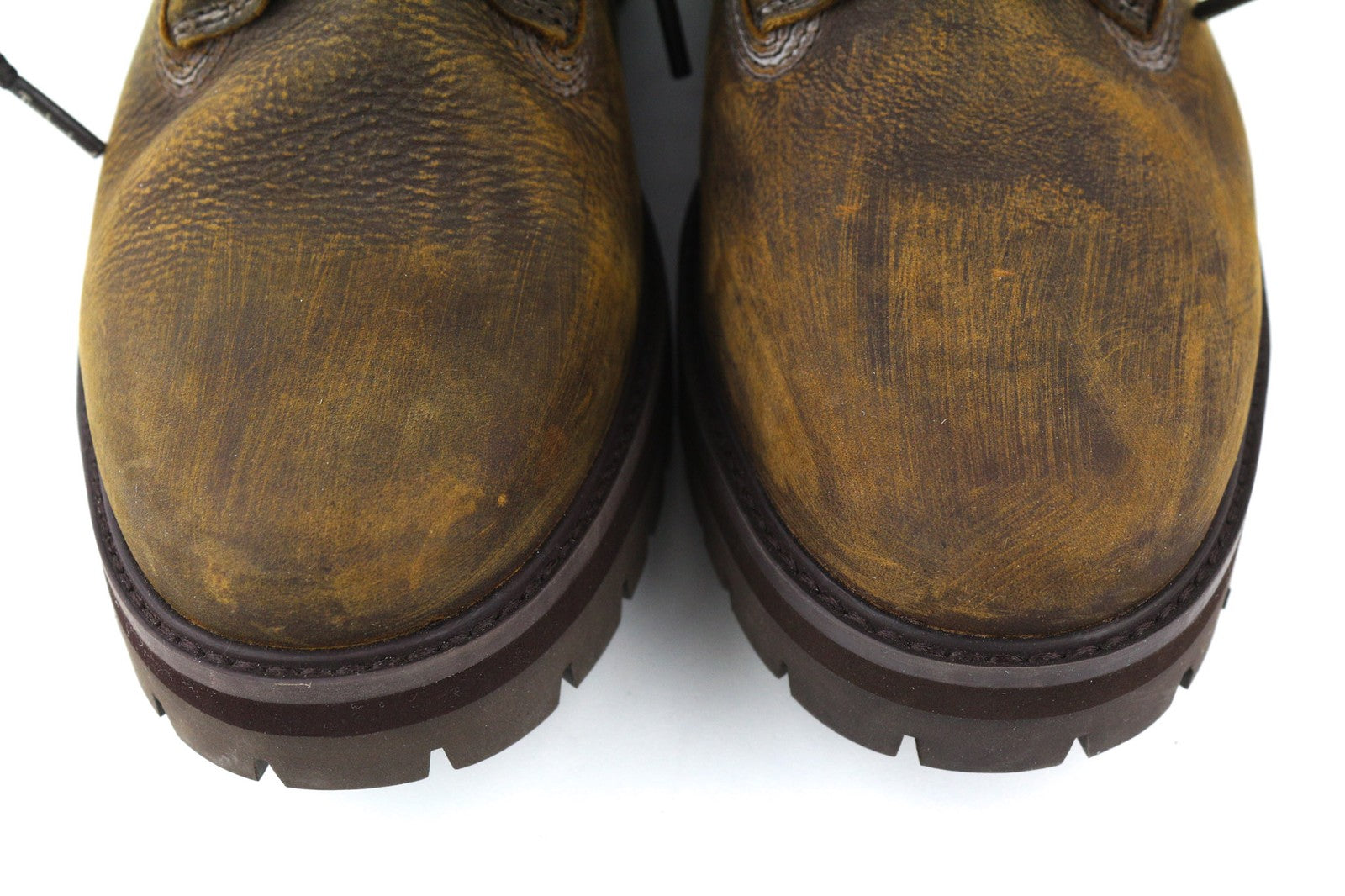 TIMBERLAND A2BSR-A4519 Men's EU43/43.5 Brown Leather Aged High-Top Shoes