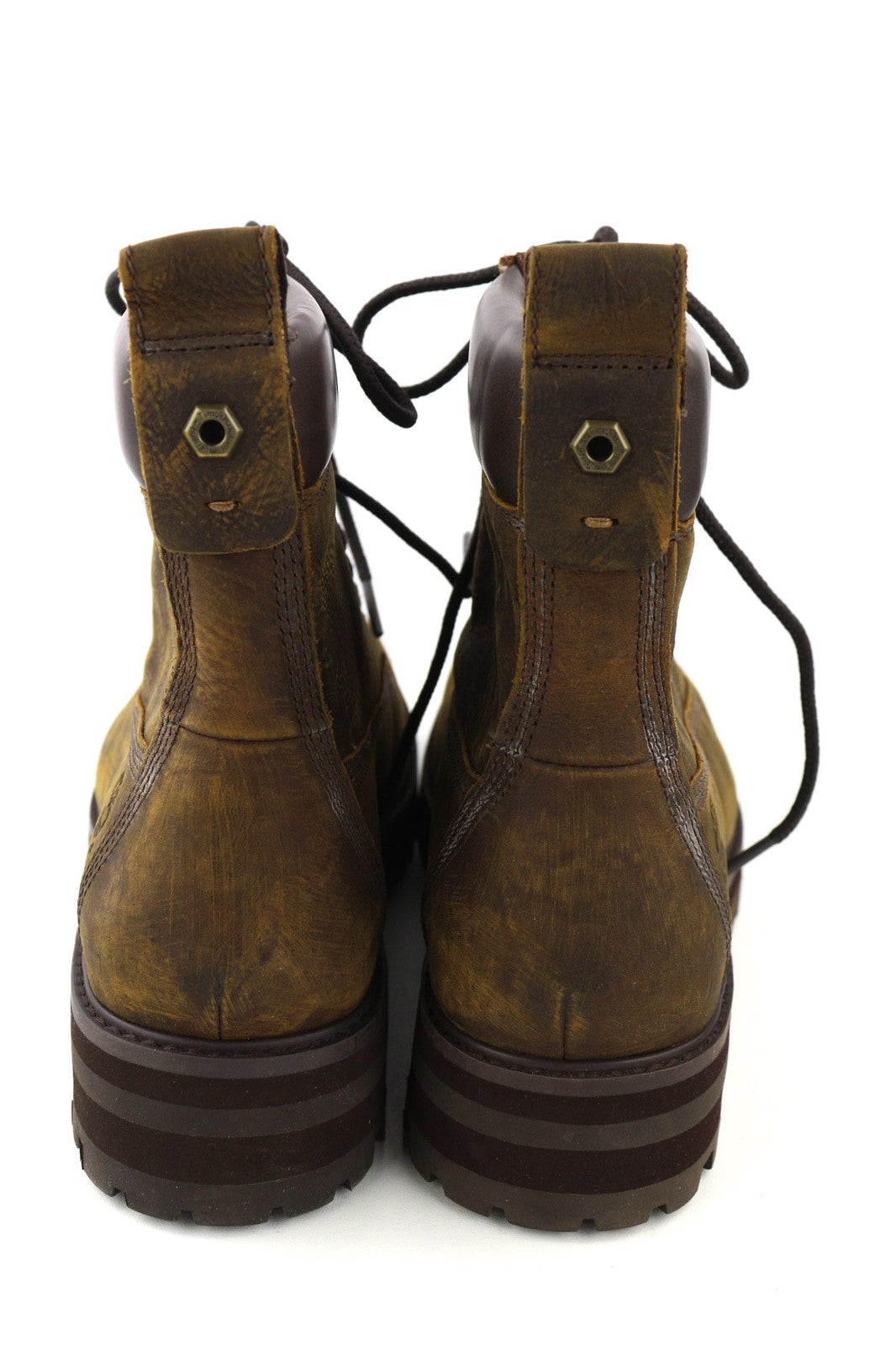 TIMBERLAND A2BSR-A4519 Men's EU43/43.5 Brown Leather Aged High-Top Shoes