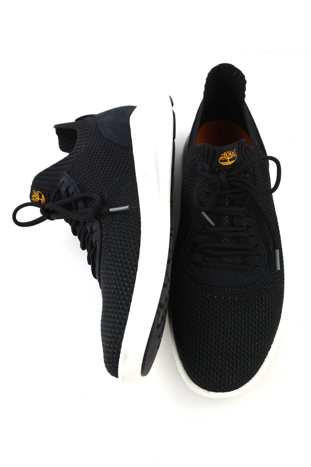 TIMBERLAND A2MP7-A5519 Men's EU43.5/44 Black Leather Textile Casual Trainers