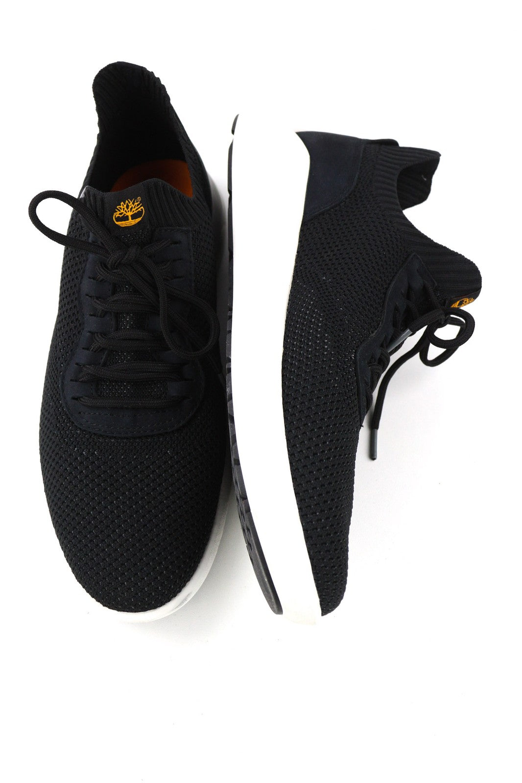 TIMBERLAND A2MP7-A5519 Men's EU43.5/44 Black Leather Textile Casual Trainers