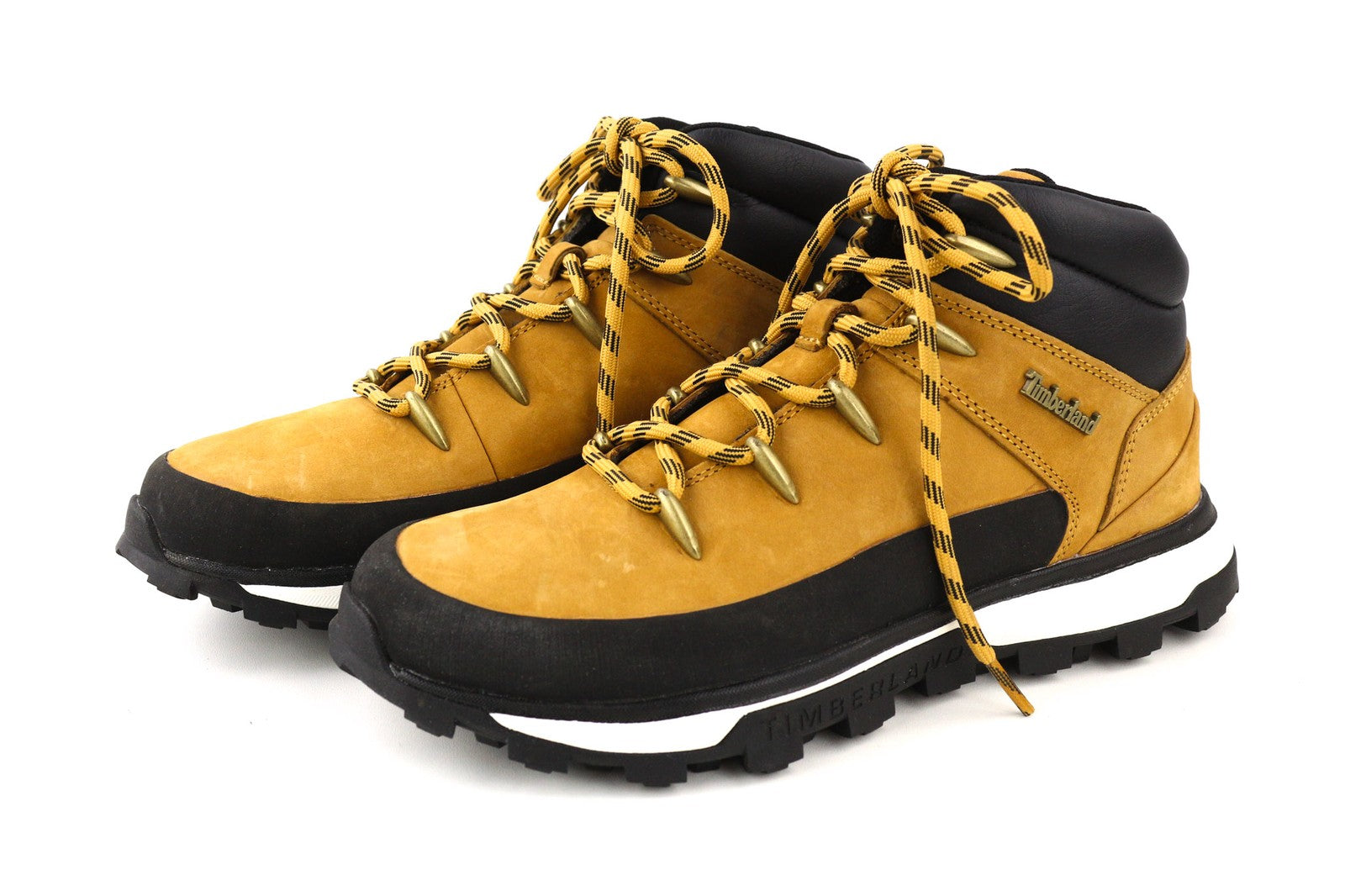 TIMBERLAND A2JEB-A549 Men's EU40/41 Brown Black Leather Sneaker Style Shoes