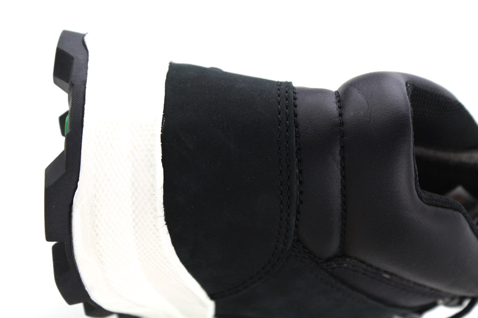 TIMBERLAND A4254-A5046 Boys' EU37/38 Black Leather High-Top Sneaker Shoes