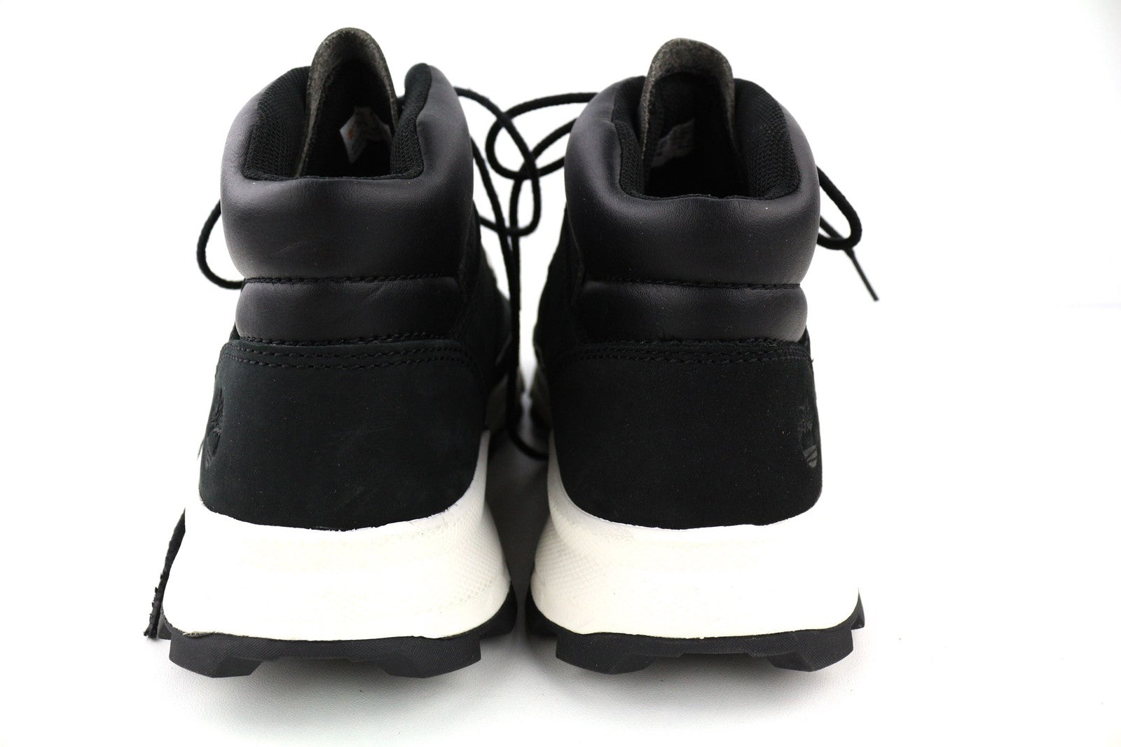 TIMBERLAND A4254-A5046 Boys' EU37/38 Black Leather High-Top Sneaker Shoes