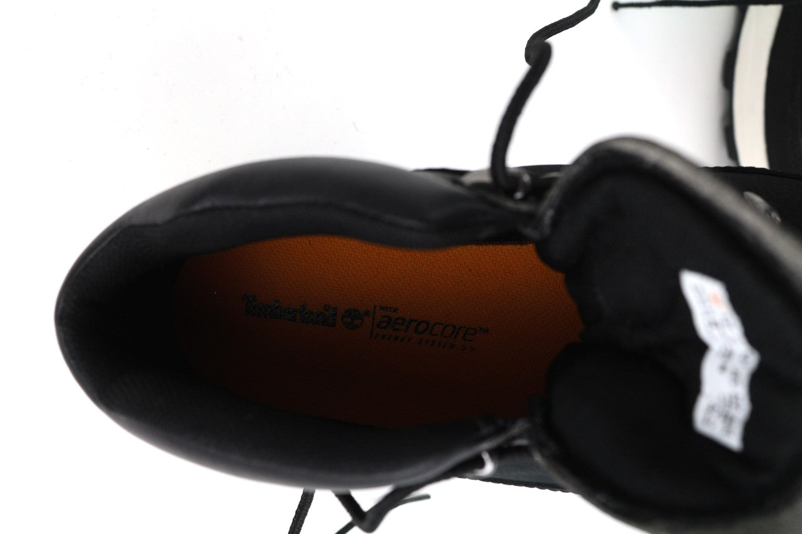 TIMBERLAND A4254-A5046 Boys' EU37/38 Black Leather High-Top Sneaker Shoes