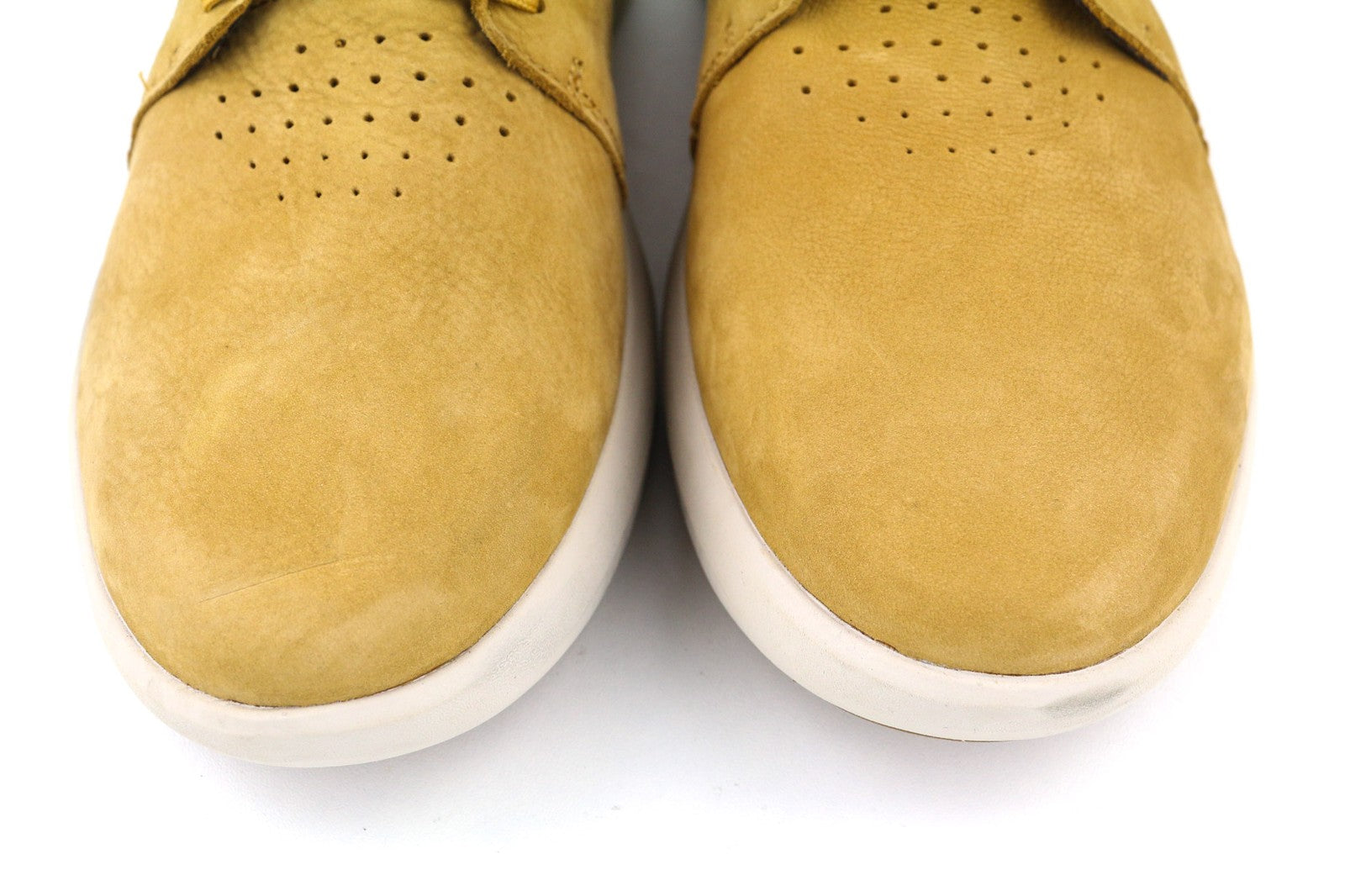 TIMBERLAND A2GYA-A6019 Men's EU45/46 Brown Low-Top Leather Logo Casual Shoes