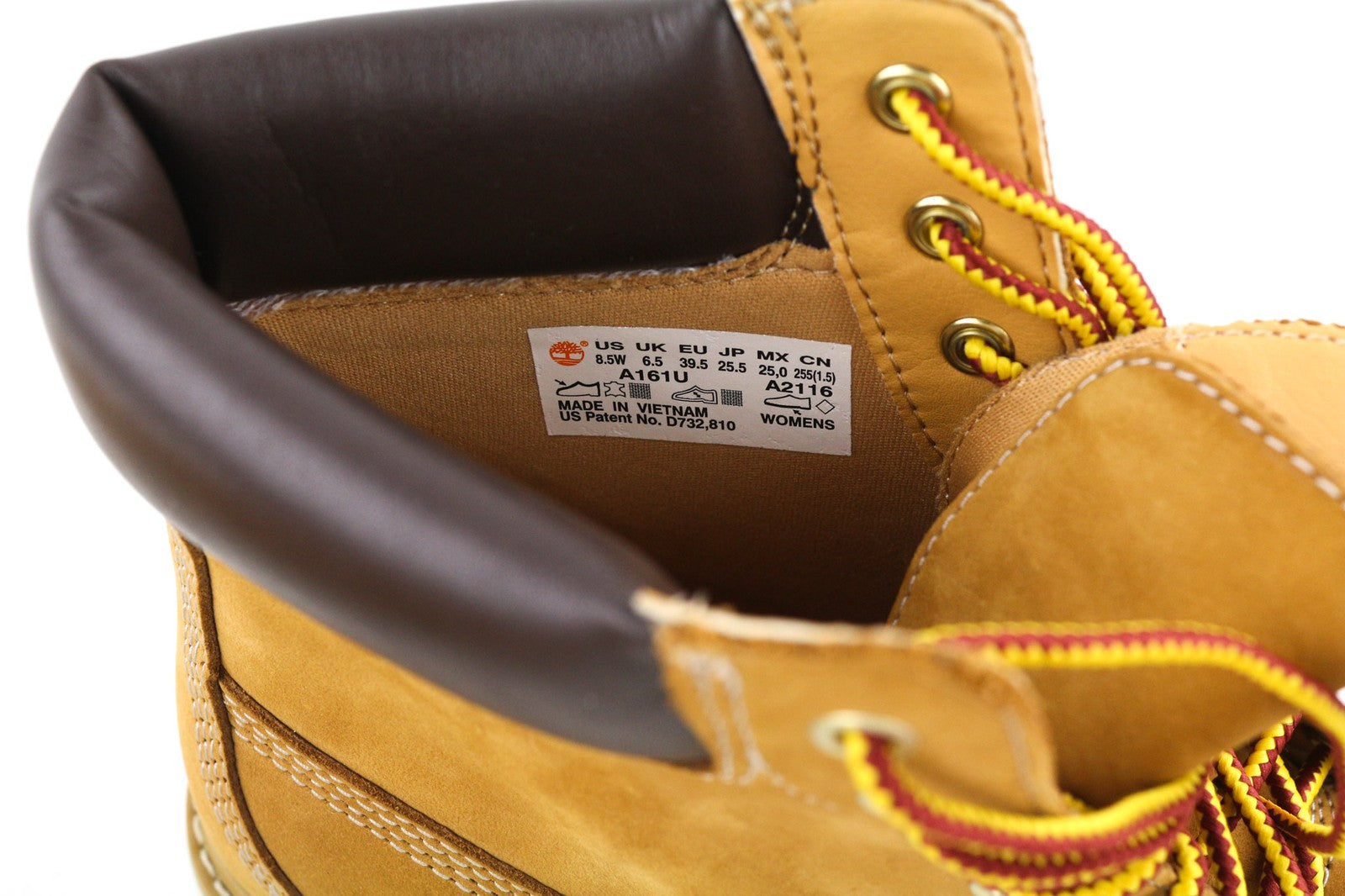 TIMBERLAND A161U Women's EU38.5/39.5 Brown Leather Boots Sensorflex Comfort