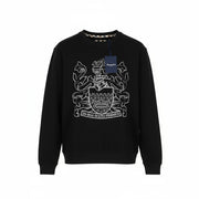 AQUASCUTUM FGIA28 vyriškas L dydžio juodas megztinis ilgomis rankovėmis, derantis visiems sezonams 