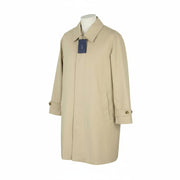 GANT Car Women Trench Coat XL Desert Beige Hidden Button Lightweight RRP379