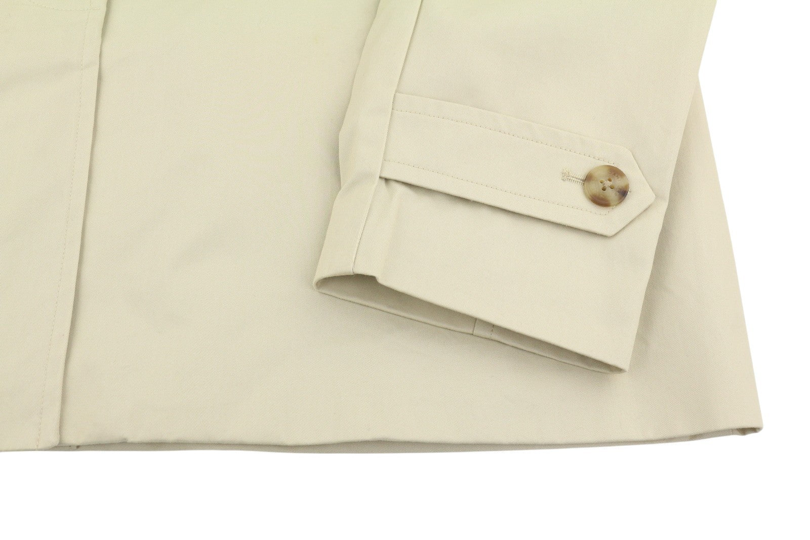 GANT Car Women Trench Coat XL Desert Beige Hidden Button Lightweight RRP379