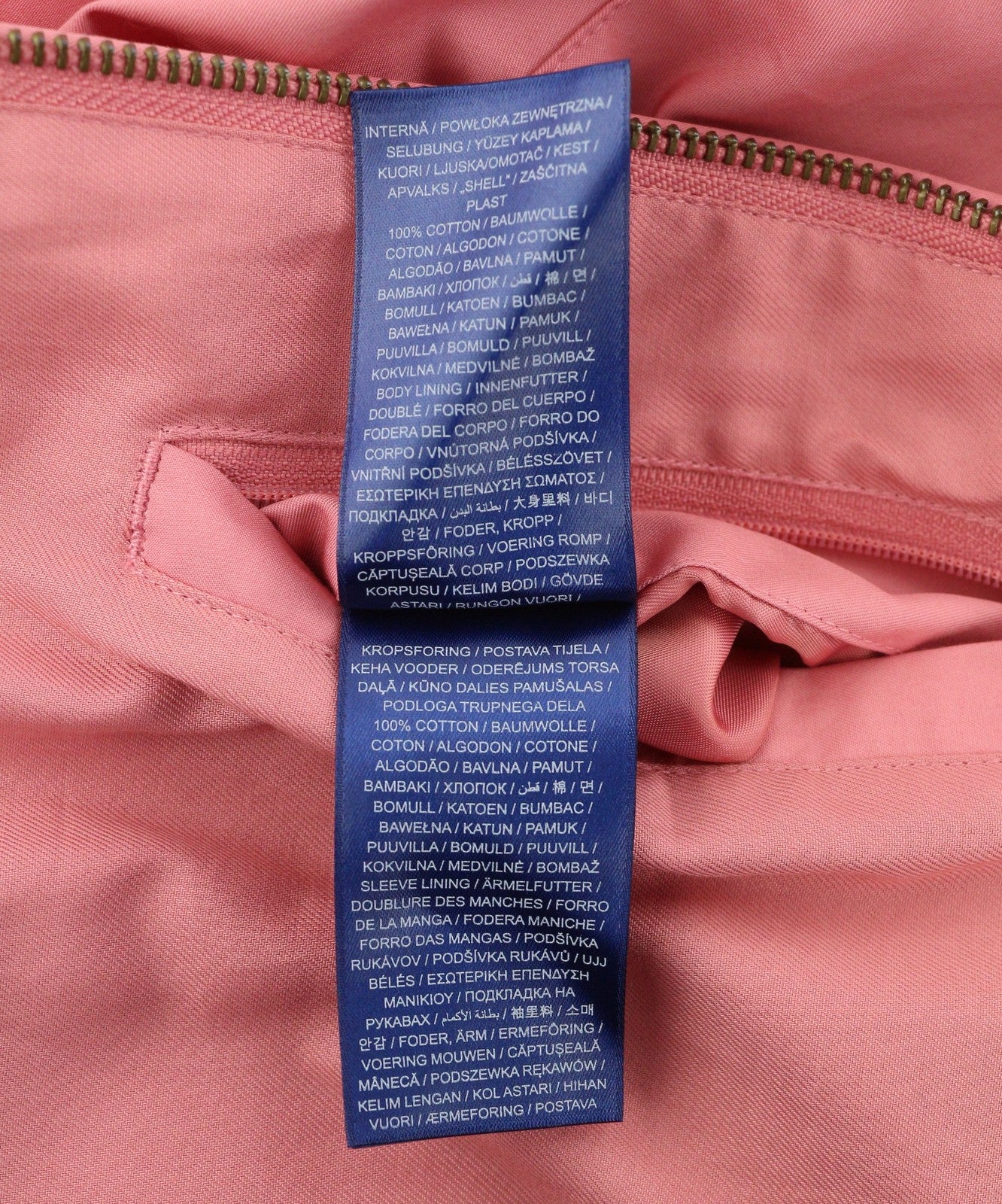 GANT medvilninis Harringtone vyriškas švarkas L dydžio, rožinis, užtrauktuku, lengvas 