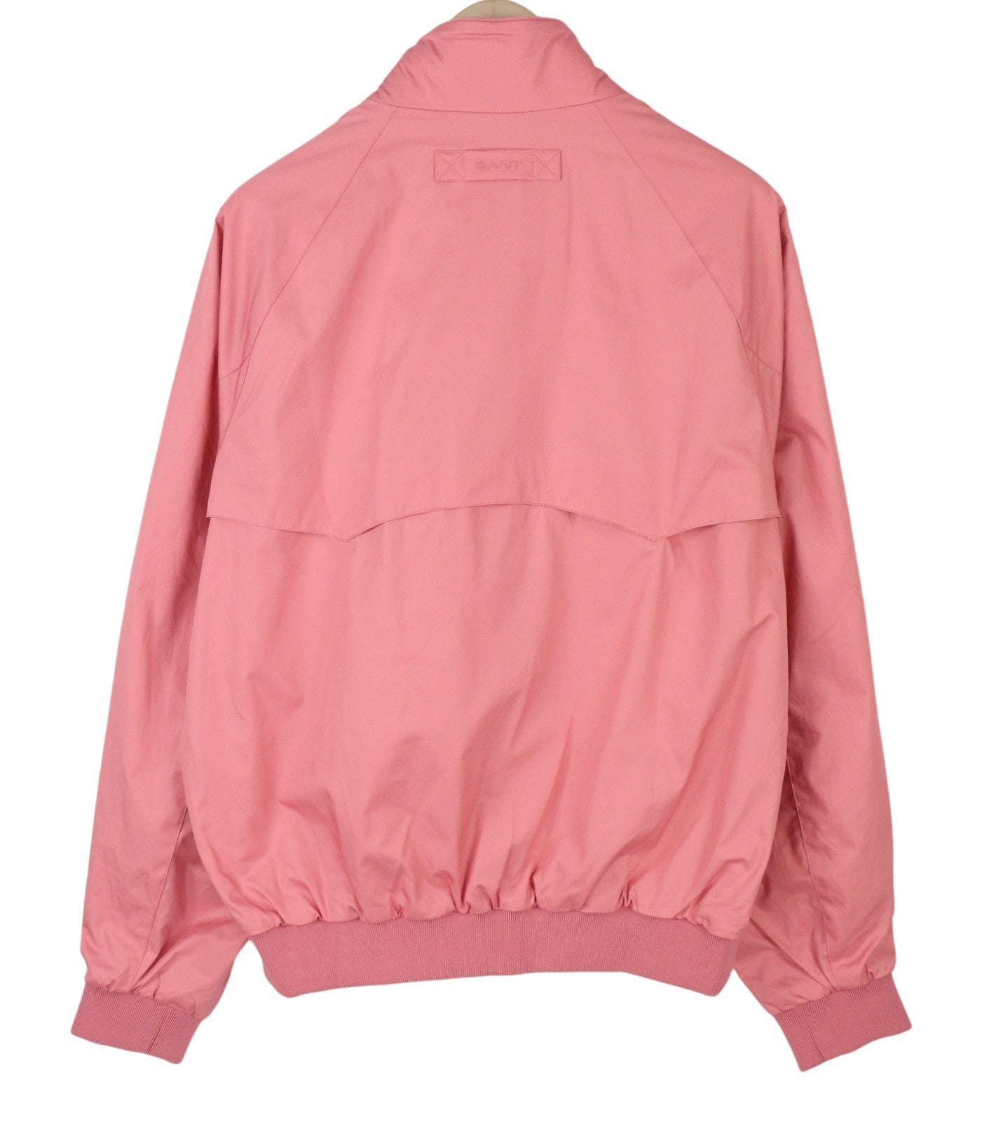 GANT medvilninis Harringtone vyriškas švarkas L dydžio, rožinis, užtrauktuku, lengvas 