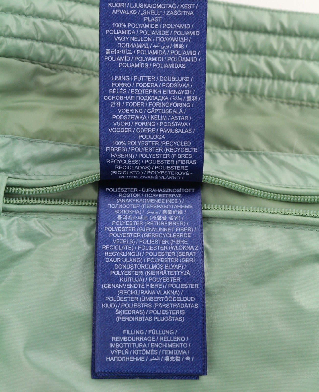 GANT Cropped Down Women Jacket XL Kalamata Green Down Filled Quilted RRP425