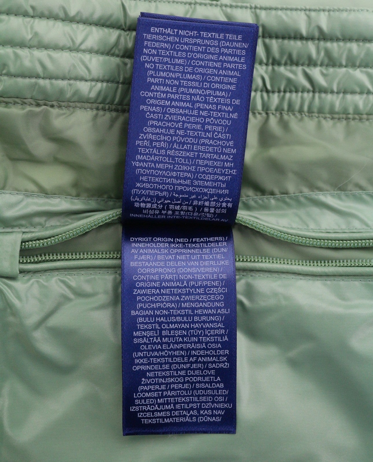 GANT Cropped Down Women Jacket XL Kalamata Green Down Filled Quilted RRP425