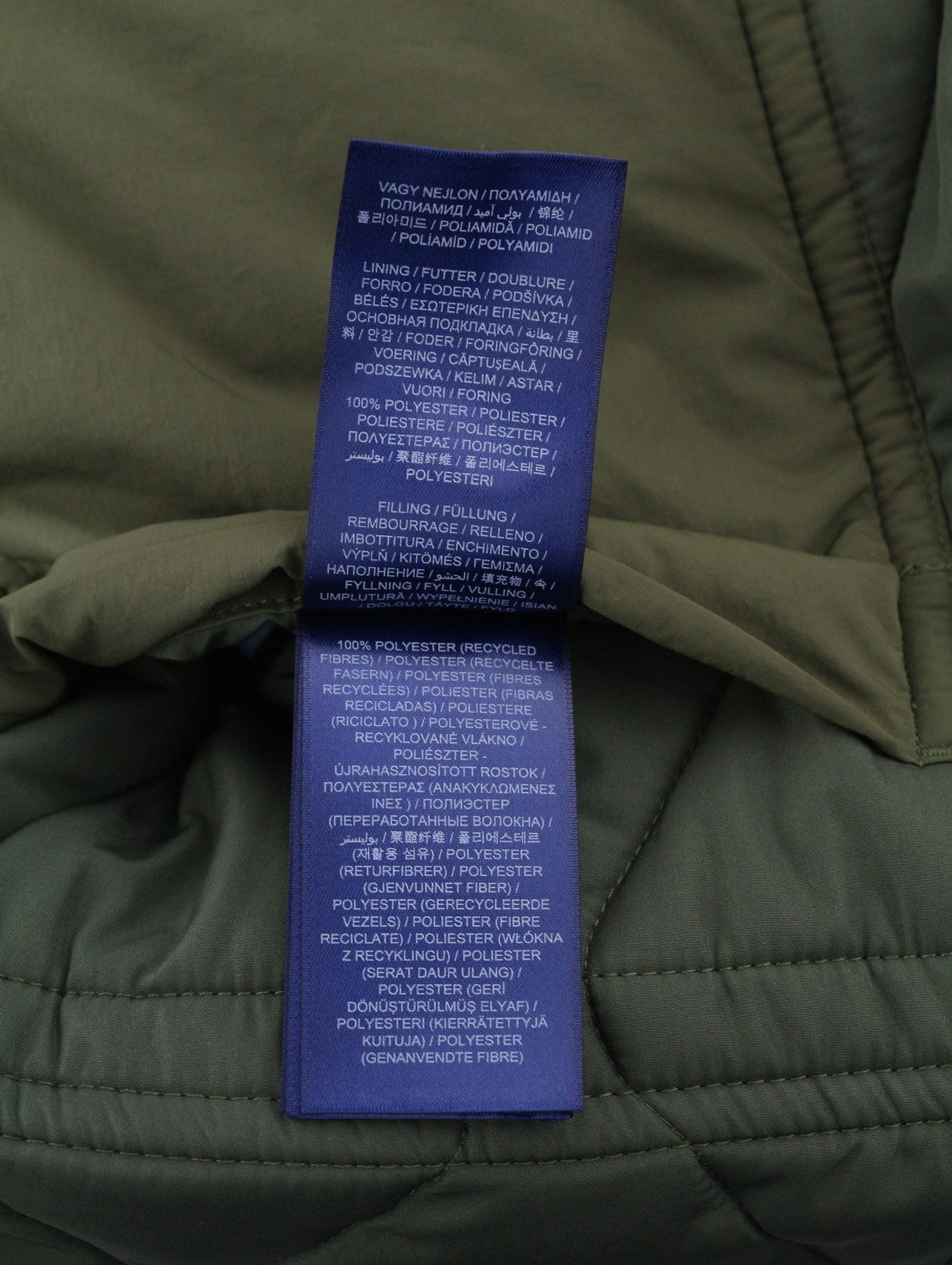 GANT Quilted Long Men Jacket XL Racing Green Hooded Padded Lined Full Zip RRP439