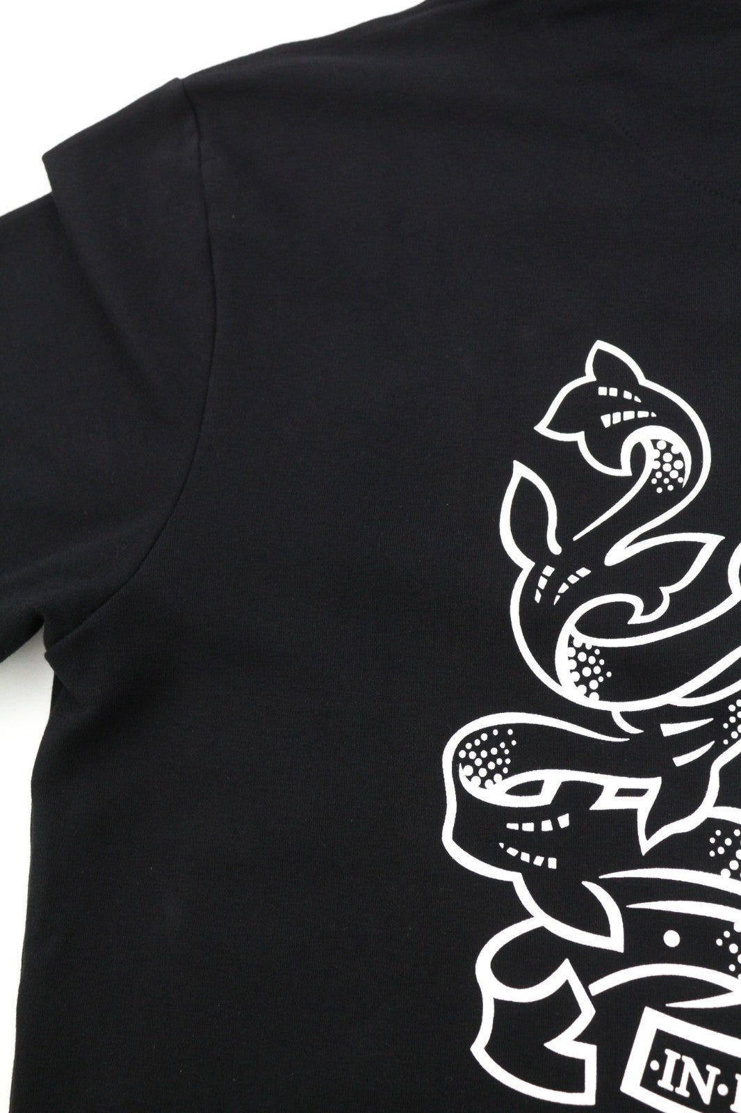 AQUASCUTUM FCIA18 Men's L Black Hoodie Pullover Straps Logo Kangaroo Pocket