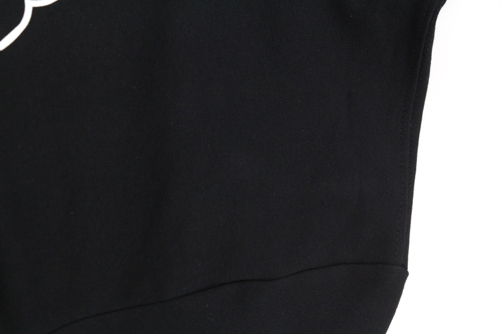 AQUASCUTUM FCIA18 Men's L Black Hoodie Pullover Straps Logo Kangaroo Pocket