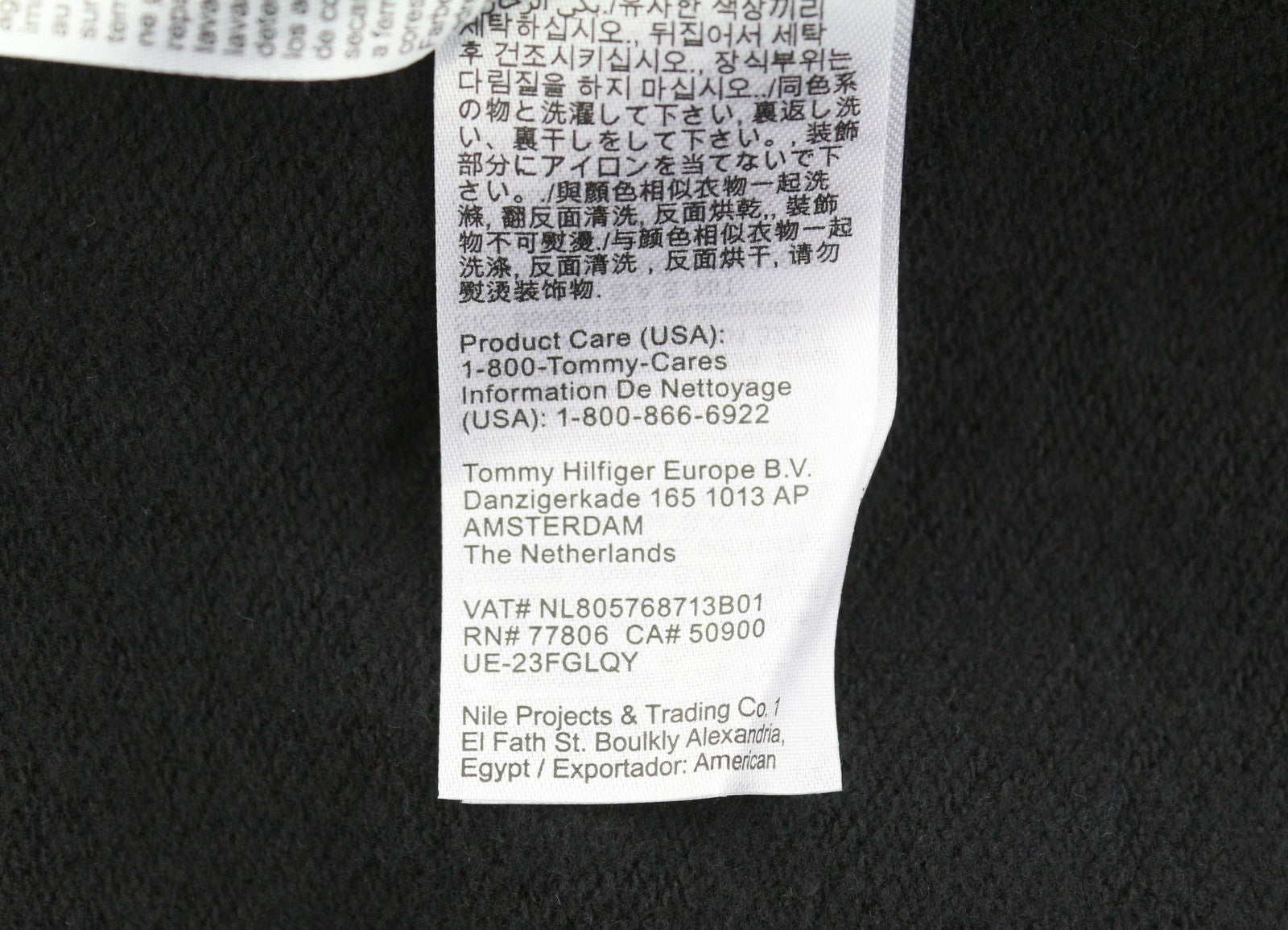 TOMMY HILFIGER Bxy Lofo Drawcor moteriškas džemperis su gobtuvu XL dydžio, juodas, kengūros spalvos megztinis, unisex 