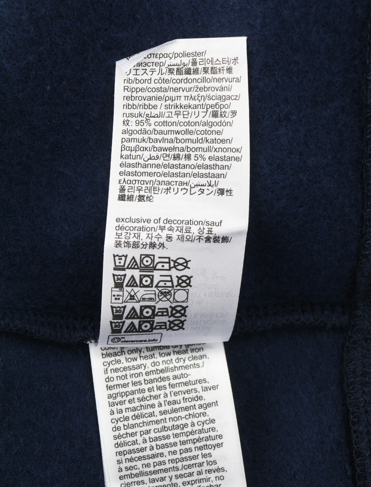 TOMMY HILFIGER Req S Flag Zip Women Hoodie L Dark Night Navy Loose Fit Pockets