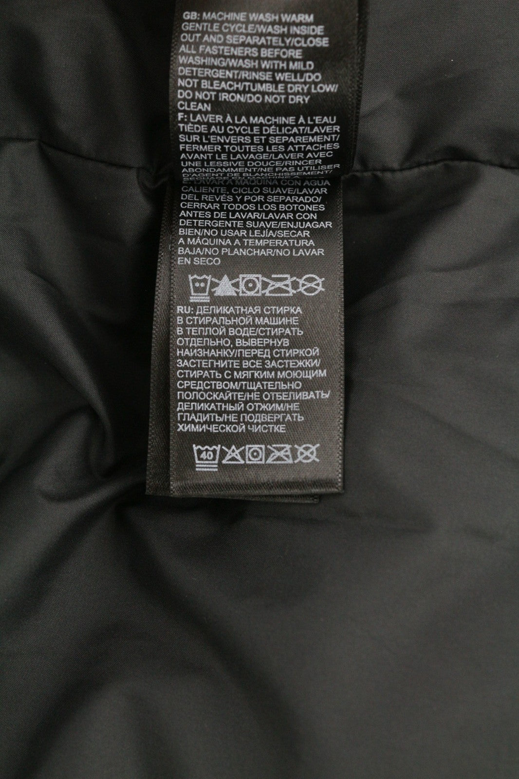 THE NORTH FACE Himalayan Men's M Black Insulated Quilted Jacket Winter